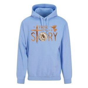 True Story Christmas Nativity Jesus Christian Unisex Surf Hoodie