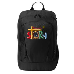 True Story Christmas Nativity Jesus Christian Christmas City Backpack