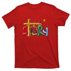 True Story Christmas Nativity Jesus Christian Christmas T-Shirt