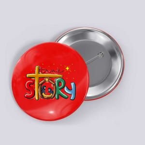 True Story Christmas Nativity Jesus Christian Christmas Button