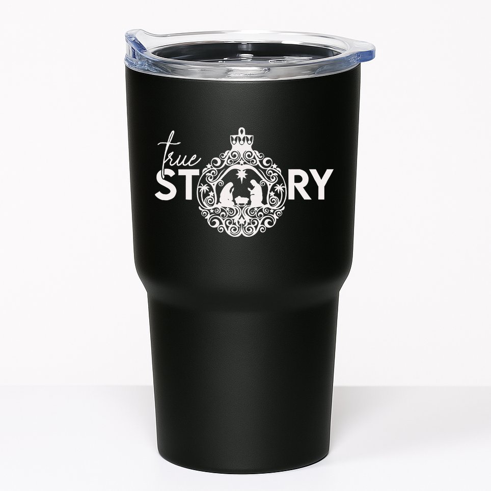 True Story Christmas Nativity Jesus Christian Christmas Tumbler