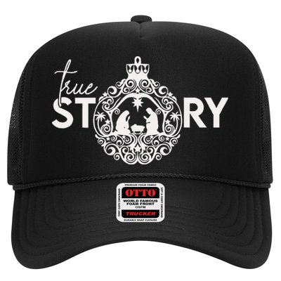 True Story Christmas Nativity Jesus Christian Christmas Trucker Hat