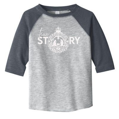 True Story Christmas Nativity Jesus Christian Christmas Toddler Fine Jersey T-Shirt