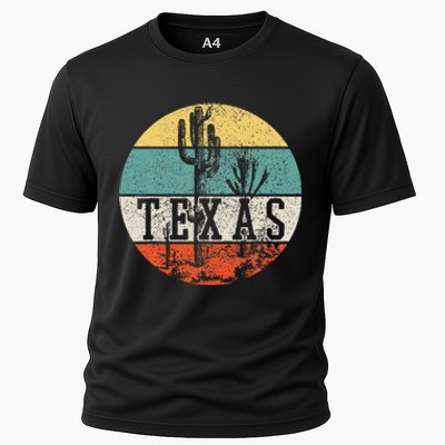 Texas State Country Retro Vintage Cooling Performance Crew T-Shirt