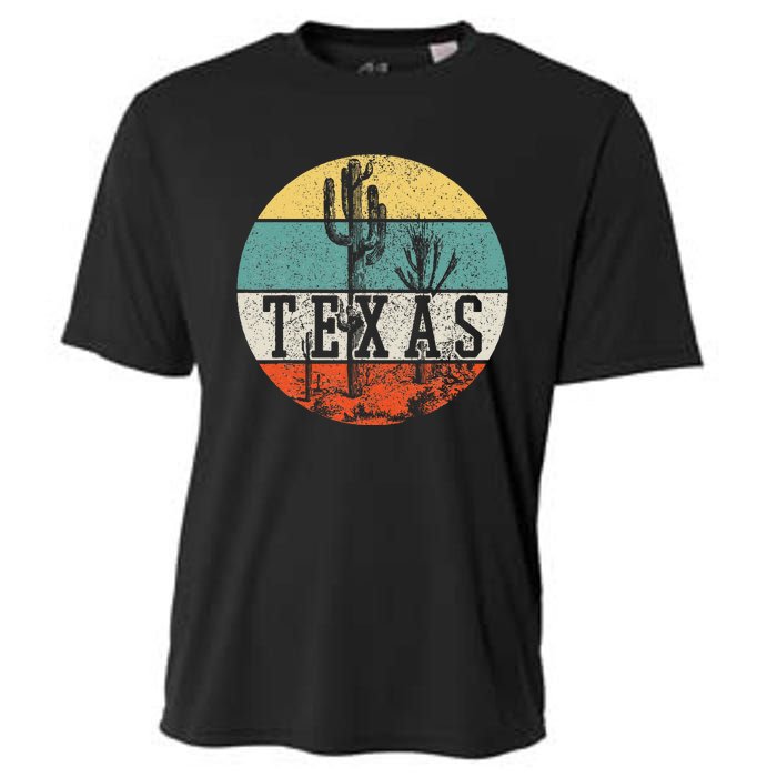 Texas State Country Retro Vintage Cooling Performance Crew T-Shirt