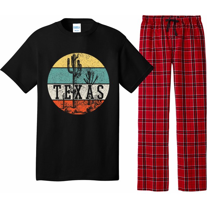 Texas State Country Retro Vintage Pajama Set