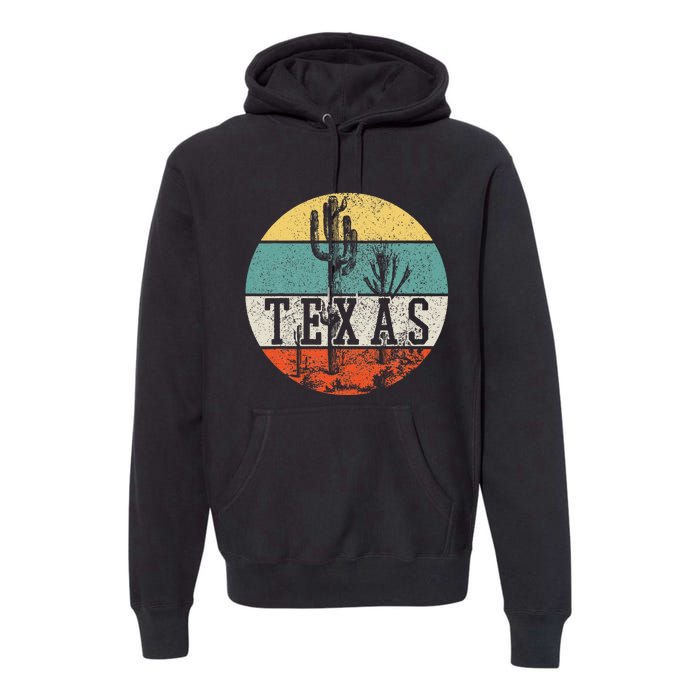 Texas State Country Retro Vintage Premium Hoodie