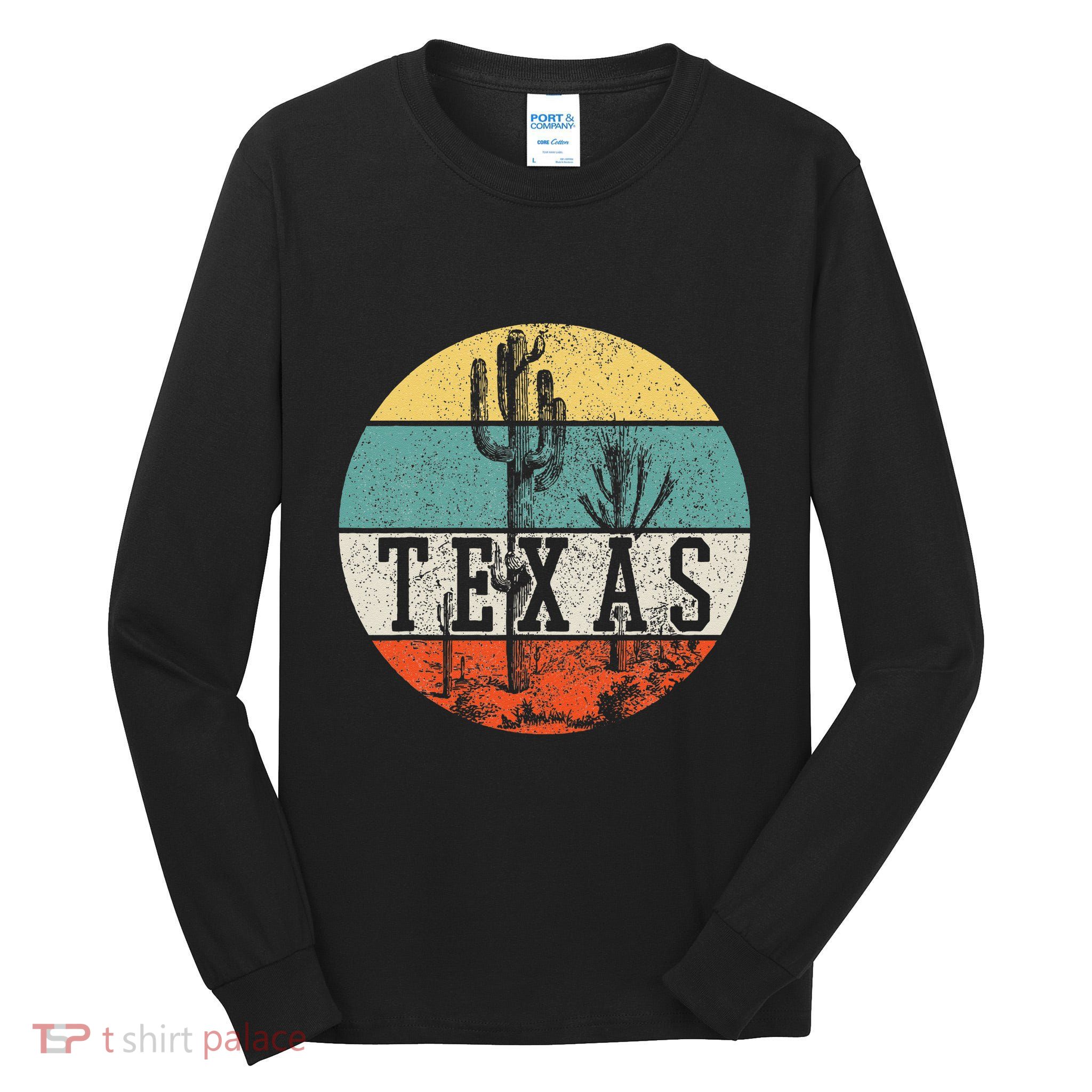 Texas State Country Retro Vintage Tall Long Sleeve T-Shirt