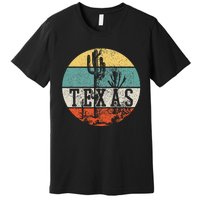 Texas State Country Retro Vintage Premium T-Shirt