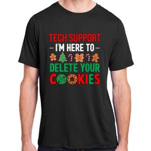 Tech Support Christmas Cookies Women Funny Christmas Adult ChromaSoft Performance T-Shirt