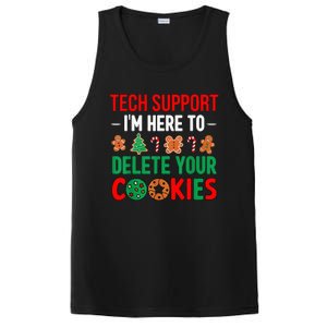 Tech Support Christmas Cookies Women Funny Christmas PosiCharge Competitor Tank