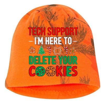 Tech Support Christmas Cookies Women Funny Christmas Kati - Camo Knit Beanie