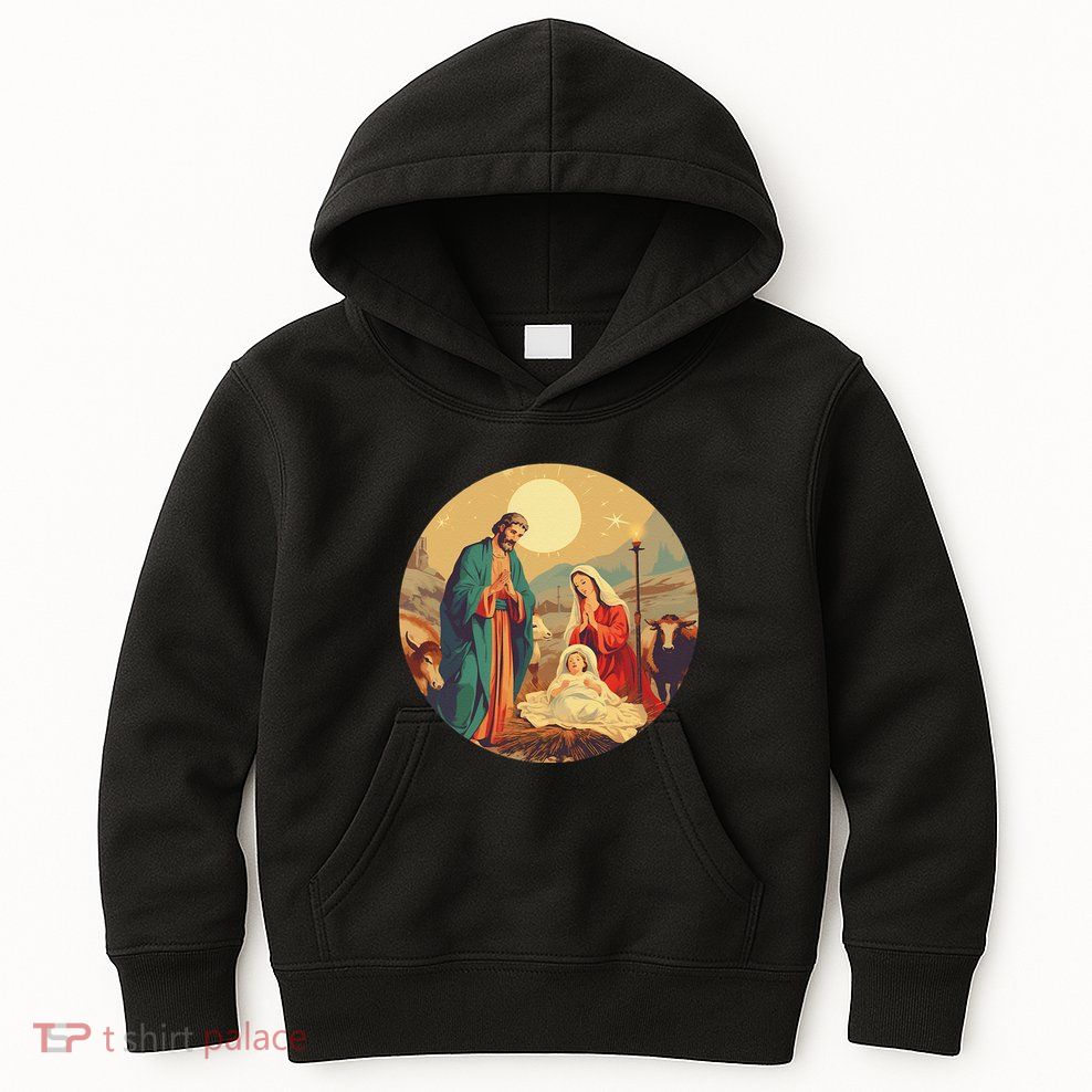 True Story Christmas Nativity Jesus Christian Kids Hoodie