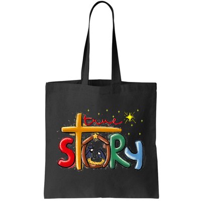True Story Christmas Nativity Jesus Christian Christmas Bag