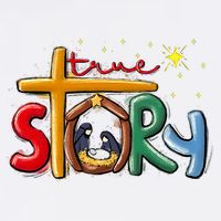 True Story Christmas Nativity Jesus Christian Christmas Tall T-Shirt