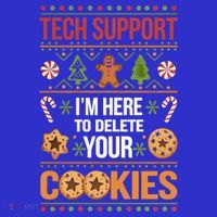 Tech Support Christmas Cookies Funny Christmas Gift 16 in Basic Backpack
