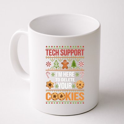 Tech Support Christmas Cookies Funny Christmas Gift Coffee Mug