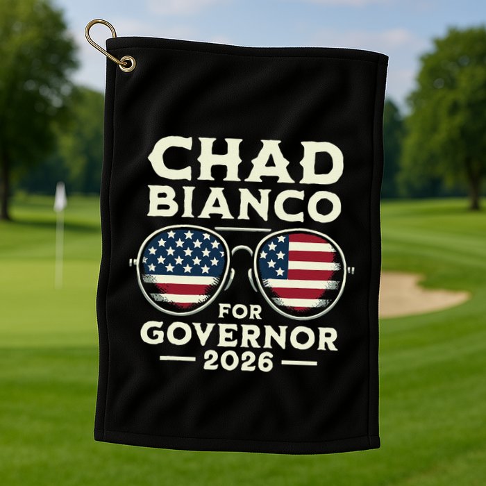 The Sheriff Chad Bianco For Governor 2026 .Png Golf Towel