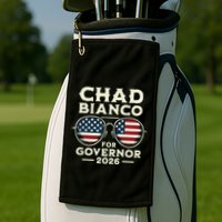 The Sheriff Chad Bianco For Governor 2026 .Png Golf Towel