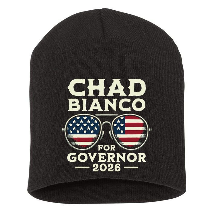 The Sheriff Chad Bianco For Governor 2026 .Png Short Acrylic Beanie