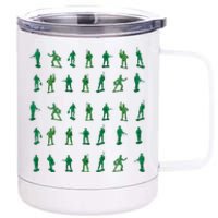 Toy Soldiers Cute Little Lovers 12 oz Stainless Steel Tumbler Cup