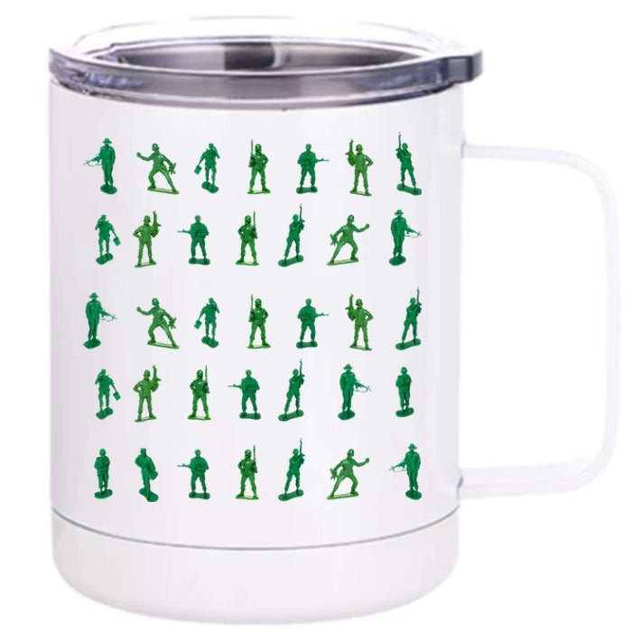 Toy Soldiers Cute Little Lovers 12 oz Stainless Steel Tumbler Cup