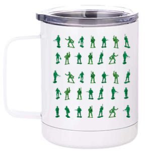 Toy Soldiers Cute Little Lovers 12 oz Stainless Steel Tumbler Cup