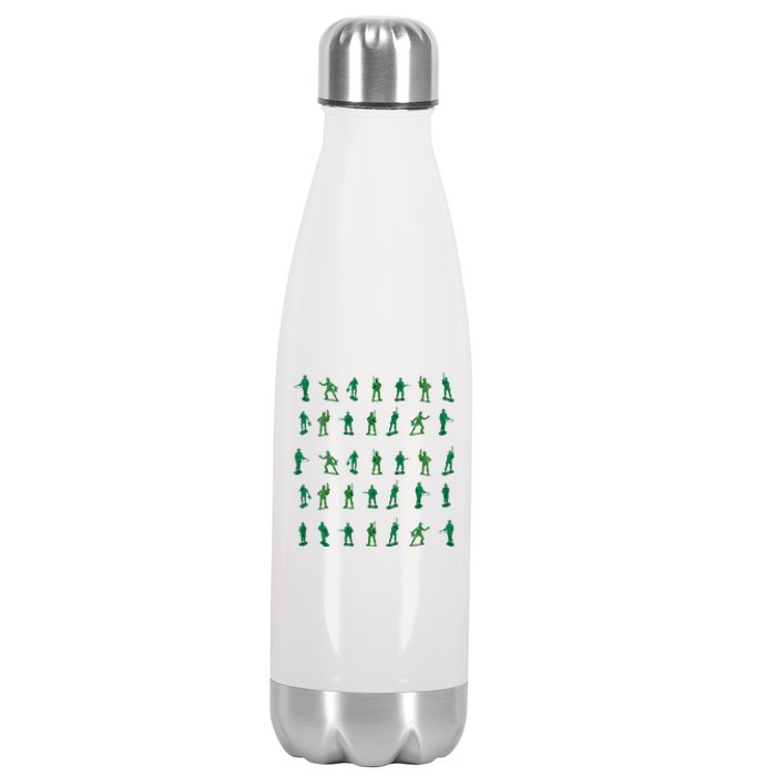 Toy Soldiers Cute Little Lovers Stainless Steel Insulated Water Bottle