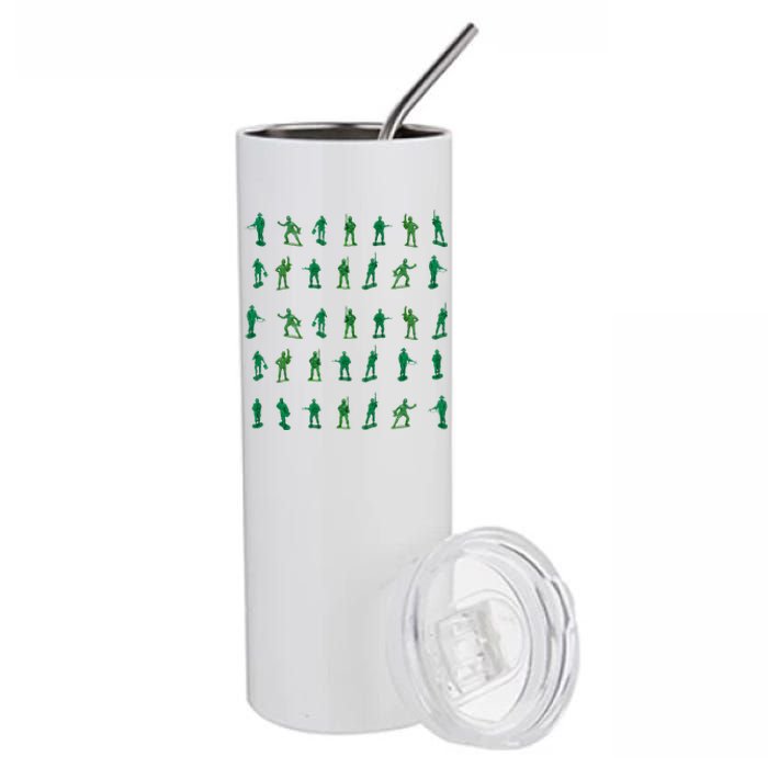 Toy Soldiers Cute Little Lovers Stainless Steel Tumbler