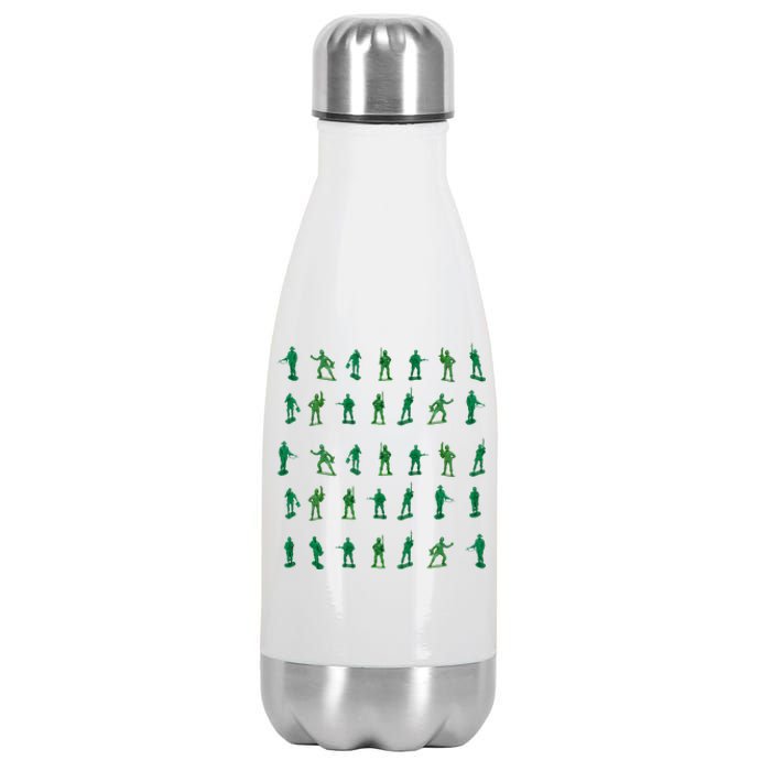 Toy Soldiers Cute Little Lovers Stainless Steel Insulated Water Bottle