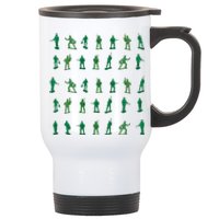 Toy Soldiers Cute Little Lovers Stainless Steel Travel Mug