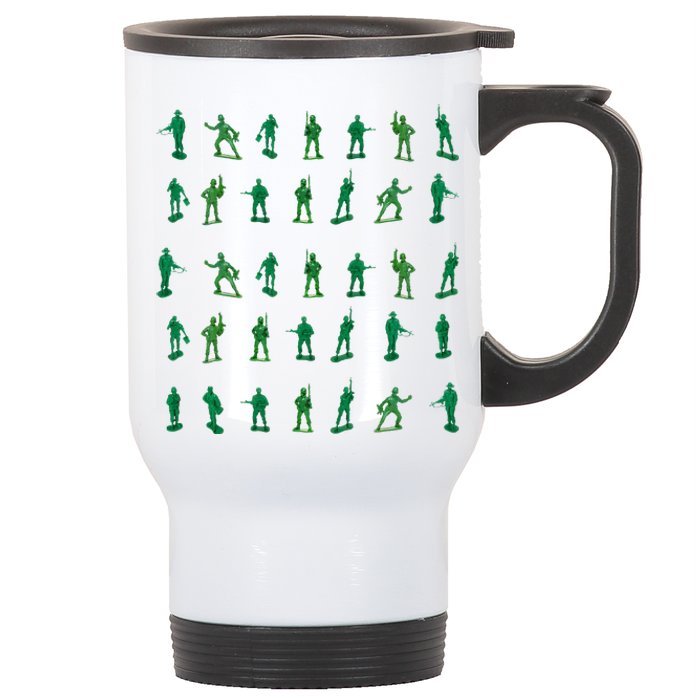 Toy Soldiers Cute Little Lovers Stainless Steel Travel Mug