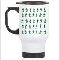 Toy Soldiers Cute Little Lovers Stainless Steel Travel Mug