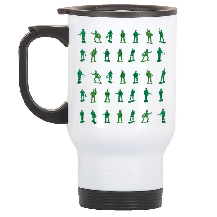 Toy Soldiers Cute Little Lovers Stainless Steel Travel Mug