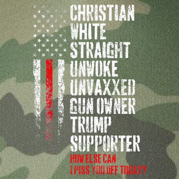 Trump Supporter Christian White Straight Unwoke Unvaxxed Legacy Tie Dye Trucker Hat