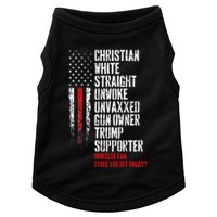 Trump Supporter Christian White Straight Unwoke Unvaxxed Doggie Tank