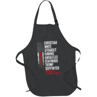Trump Supporter Christian White Straight Unwoke Unvaxxed Apron