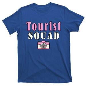 Tourist Squad Camera Girl Souvenir Vacation Travel Retro T-Shirt