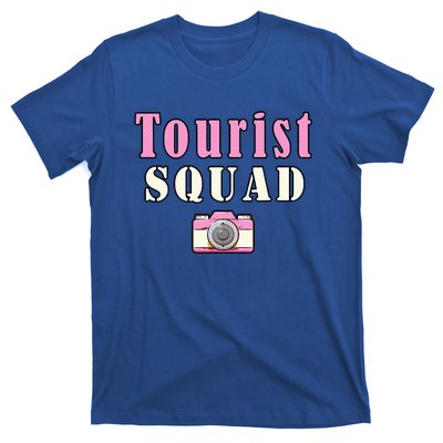 Tourist Squad Camera Girl Souvenir Vacation Travel Retro T-Shirt