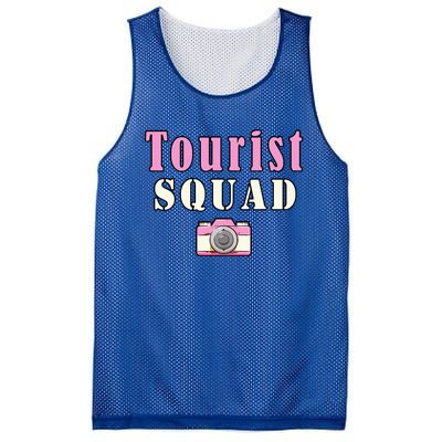 Tourist Squad Camera Girl Souvenir Vacation Travel Retro Mesh Reversible Basketball Jersey Tank