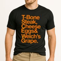 Tbone Steak Cheese Eggs And WelchS Grape Funny Performance Shirt