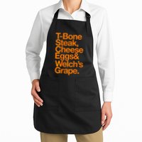 Tbone Steak Cheese Eggs And WelchS Grape Funny Apron