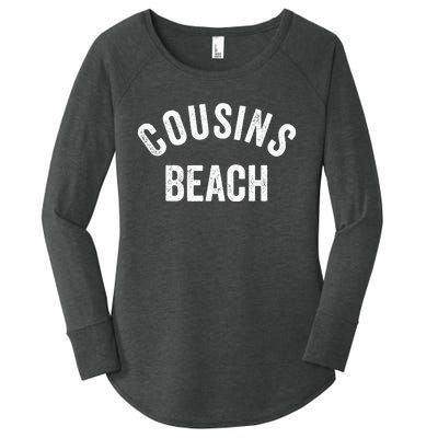 The Summer Cousins Beach I Turned Pretty College Letters Women's Perfect Tri Tunic Long Sleeve Shirt