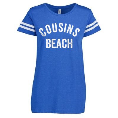 The Summer Cousins Beach I Turned Pretty College Letters Enza Ladies Jersey Football T-Shirt