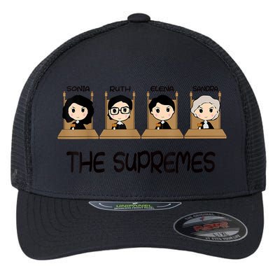 The Supreme Court Cute RBG Sonia Sotomayor Elena Kagan Sandra Lover Flexfit Unipanel Trucker Cap