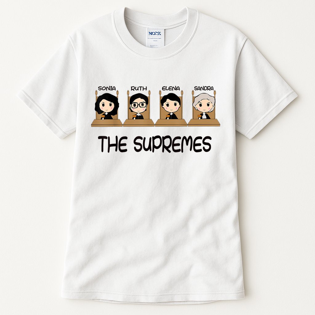 The Supreme Court Cute RBG Sonia Sotomayor Elena Kagan Sandra Lover Tall T-Shirt