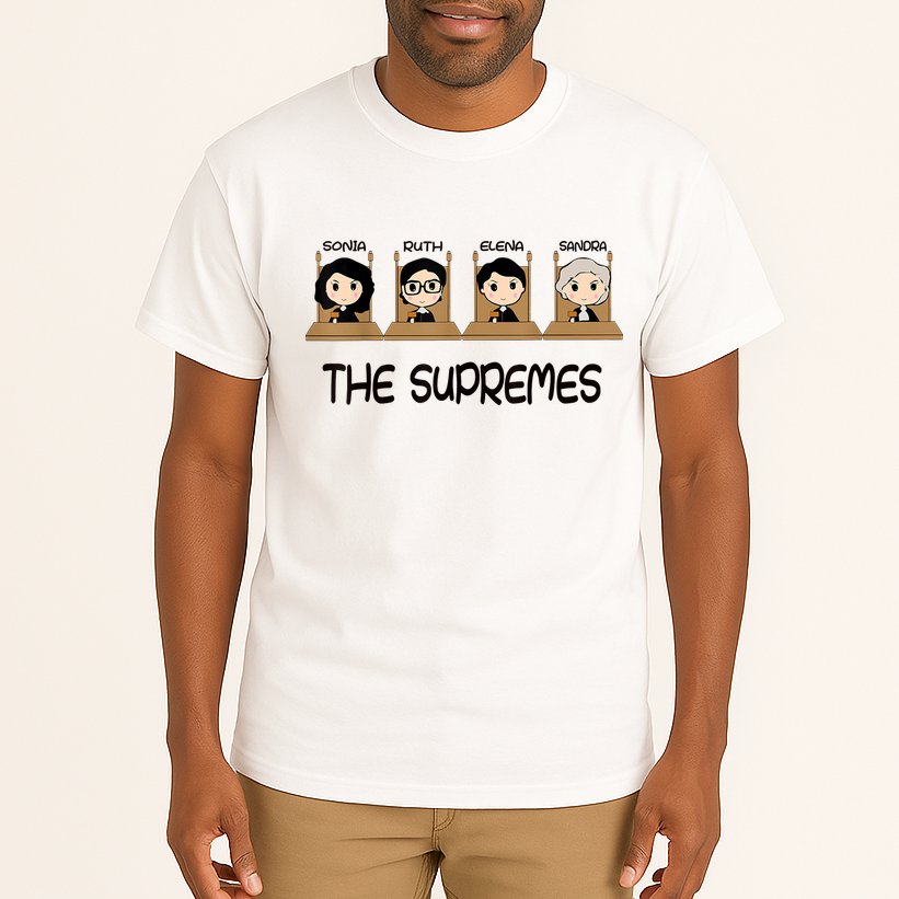 The Supreme Court Cute RBG Sonia Sotomayor Elena Kagan Sandra Lover Tall T-Shirt