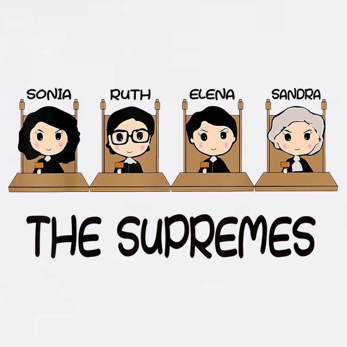 The Supreme Court Cute RBG Sonia Sotomayor Elena Kagan Sandra Lover Tall T-Shirt