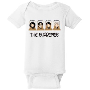 The Supreme Court Cute RBG Sonia Sotomayor Elena Kagan Sandra Lover Baby Bodysuit