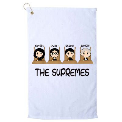 The Supreme Court Cute RBG Sonia Sotomayor Elena Kagan Sandra Lover Golf Towel